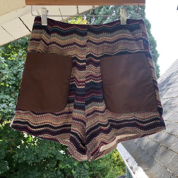 Ark & Co Pants - ✻sale✻ Festival Hi Waist Shorts “leather” Pockets